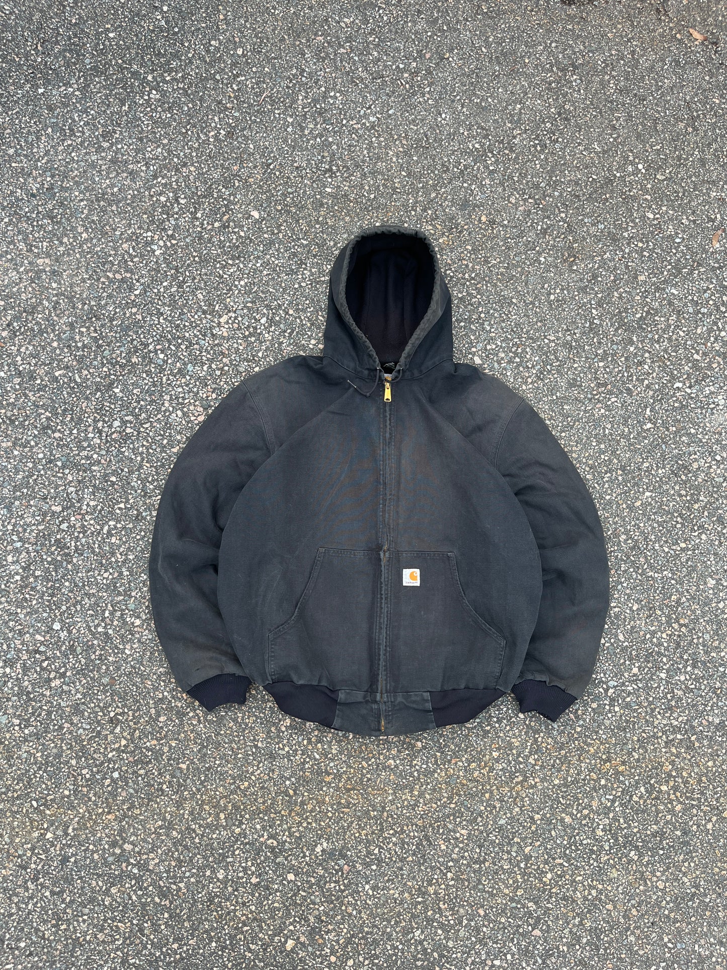 Faded Black Carhartt Active Jacket - XL