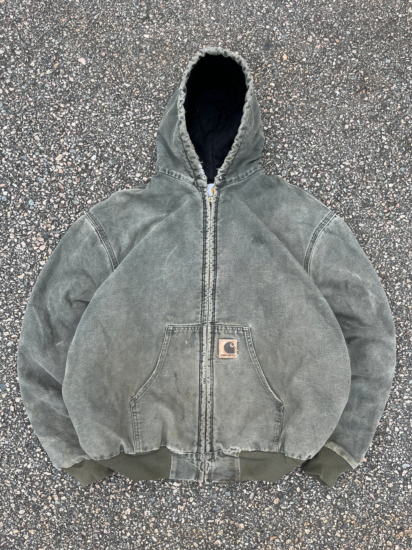 Faded Olive Green Carhartt Active Jacket - XL