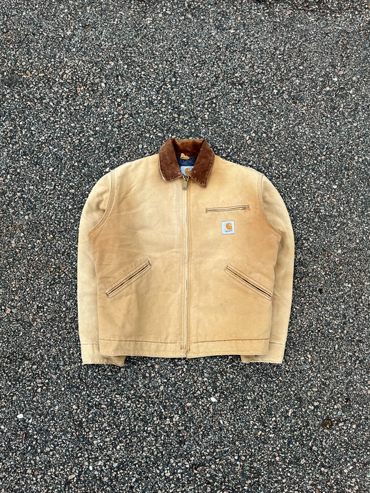 褪色棕褐色 Carhartt 底特律夹克 - 中号