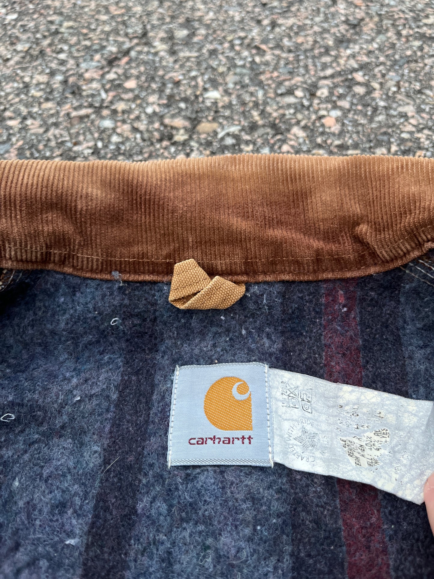 褪色棕褐色 Carhartt 底特律夹克 - 中号