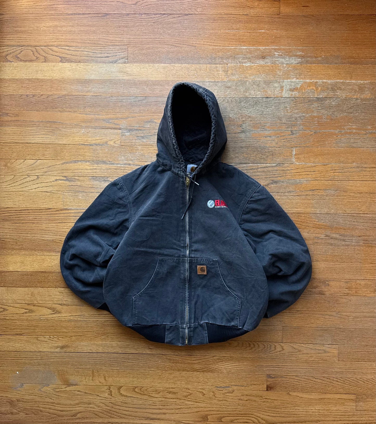 Faded Black Carhartt Active Jacket - Medium