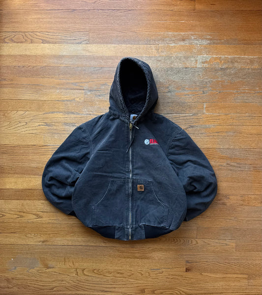 Faded Black Carhartt Active Jacket - Medium