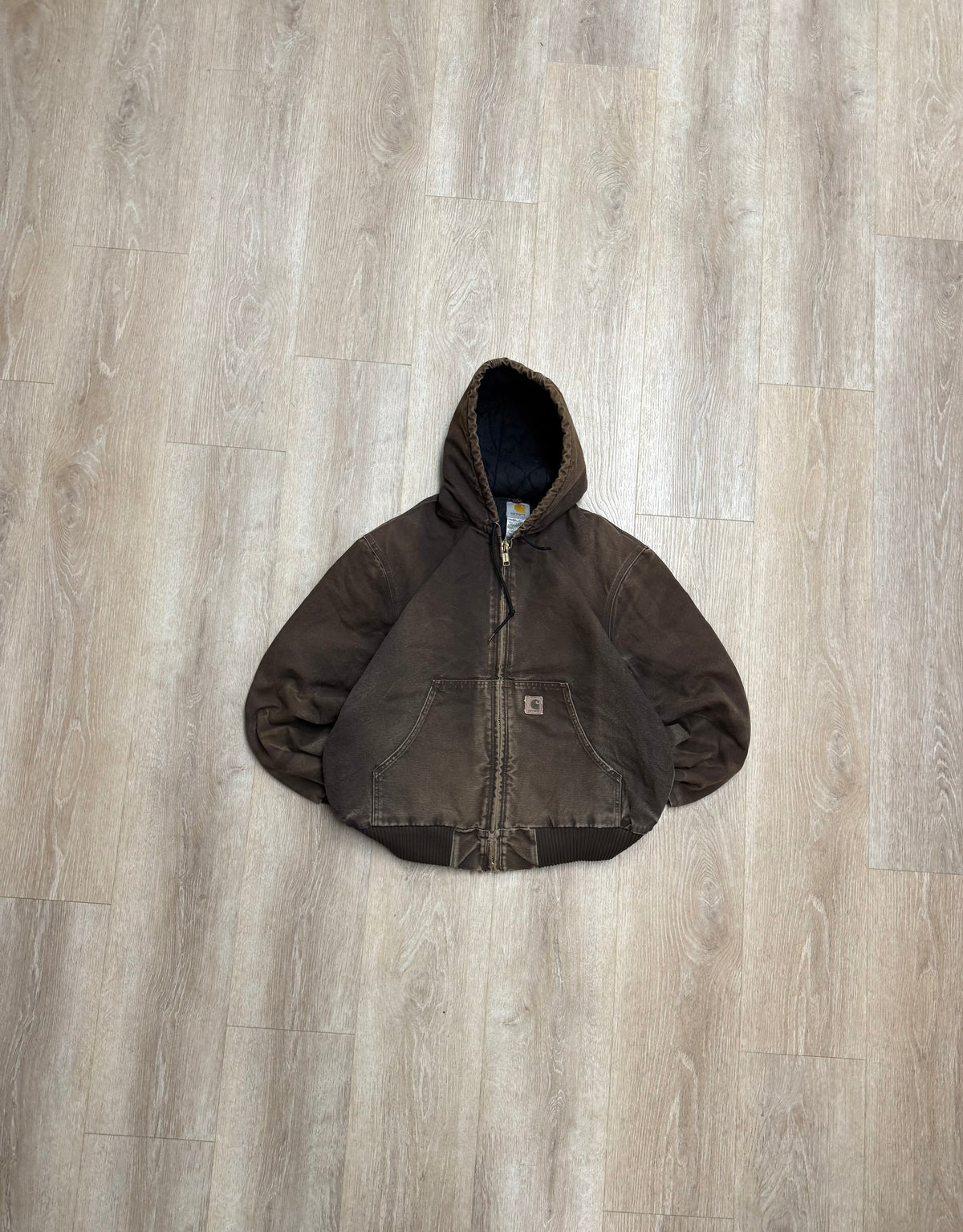 Faded Brown Carhartt Active Jacket - Large