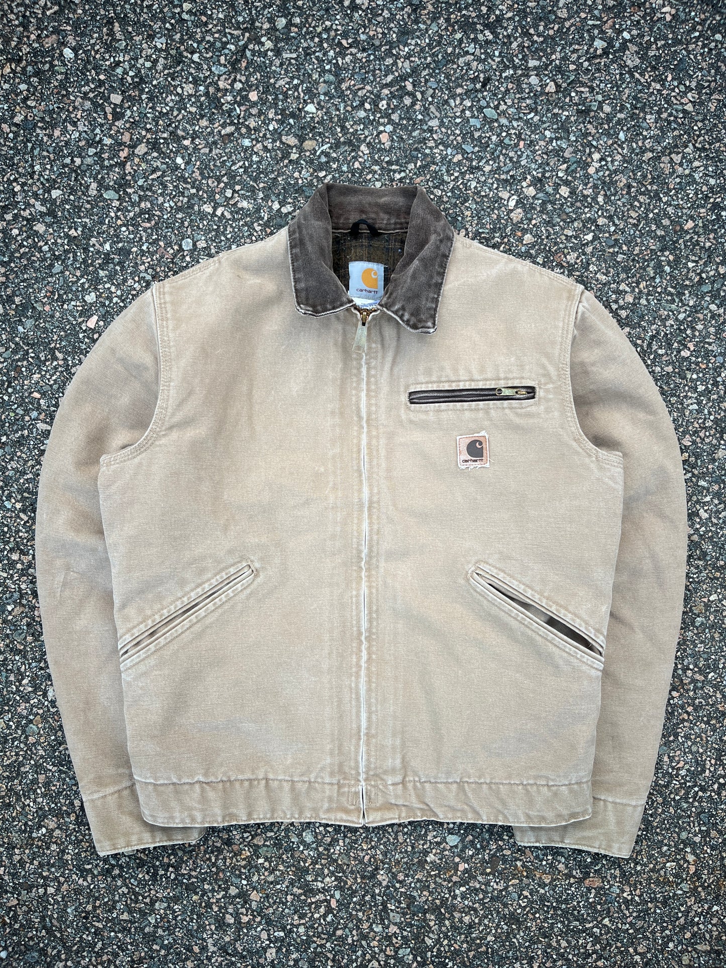 Faded Saddle Brown Carhartt Detroit Jacket - Small