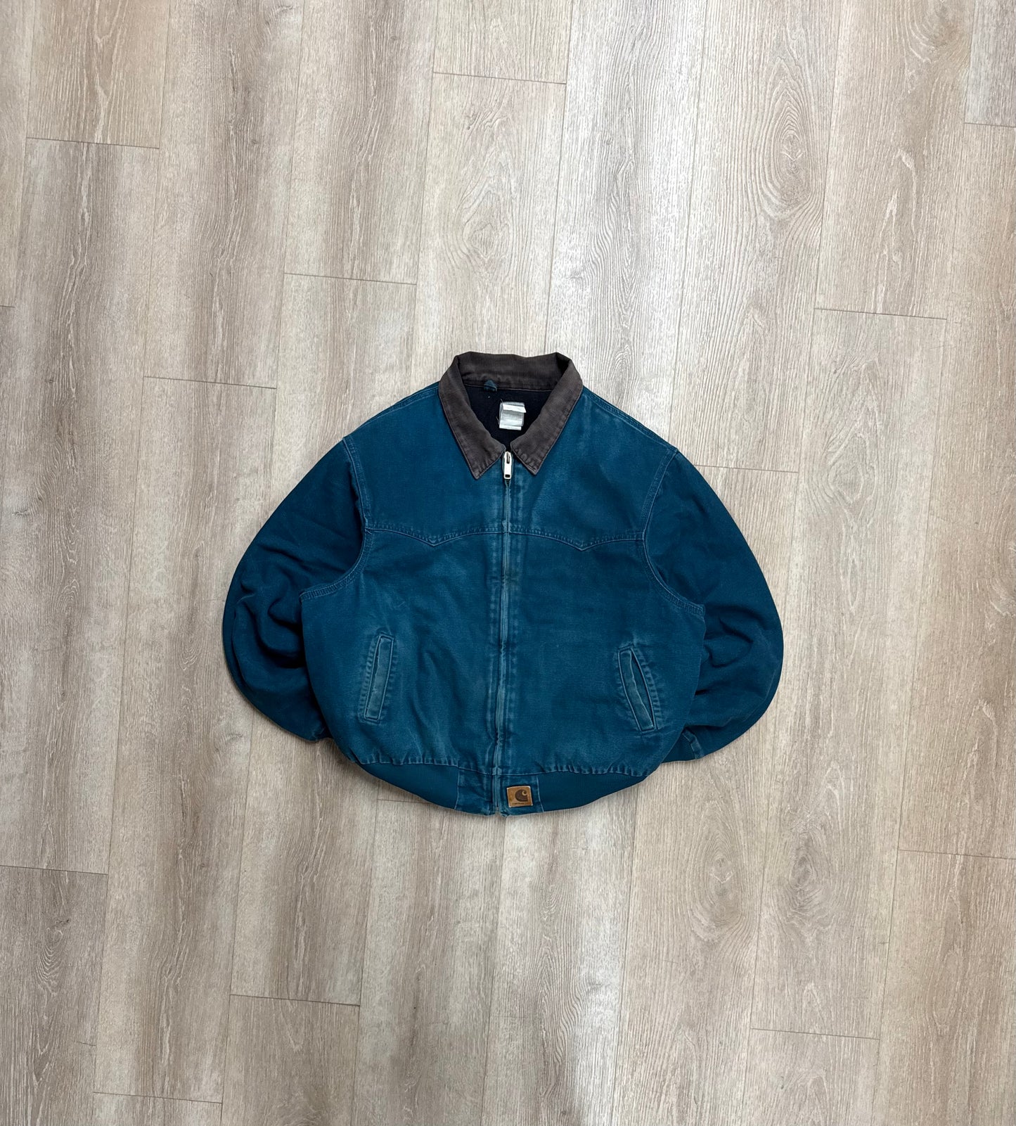 Faded Teal Carhartt Santa Fe Jacket - XL