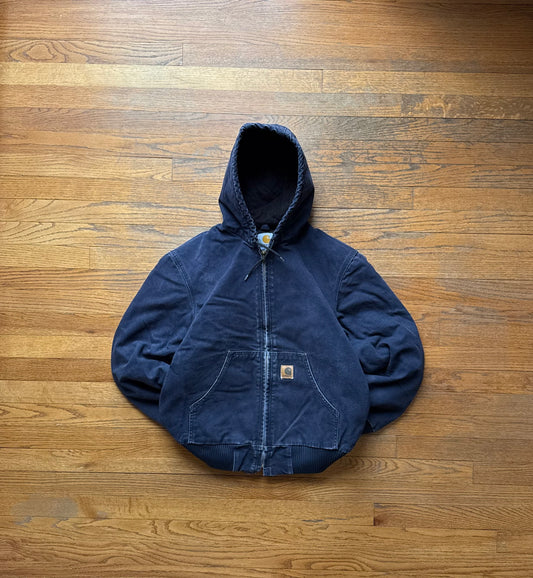 Faded Midnight Blue Carhartt Active Jacket - Small