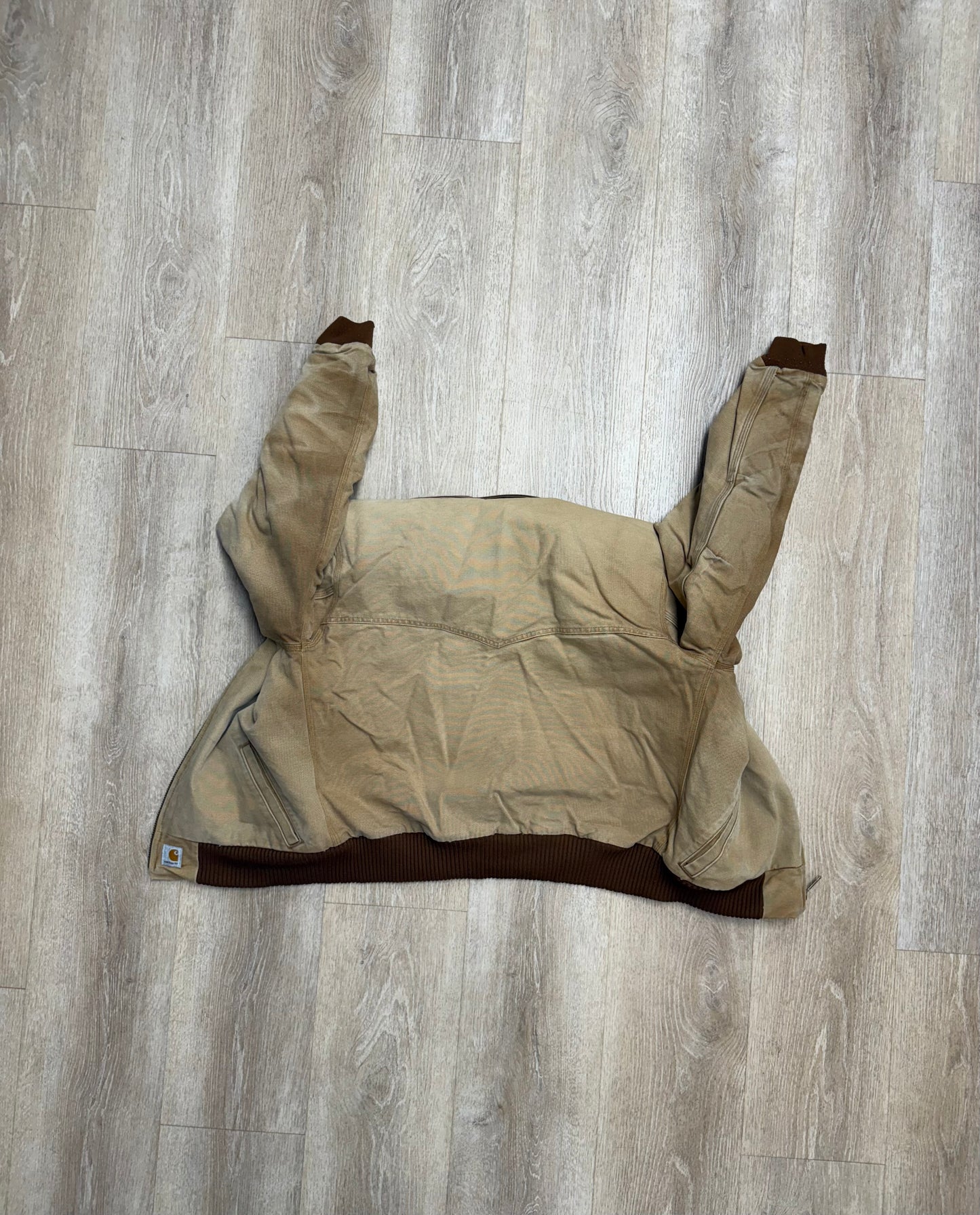 Faded Brown Carhartt Santa Fe Jacket - Fits M-L