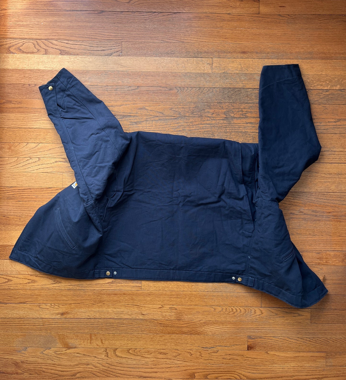 褪色海军蓝 Carhartt 底特律夹克 - Boxy XL-2XL