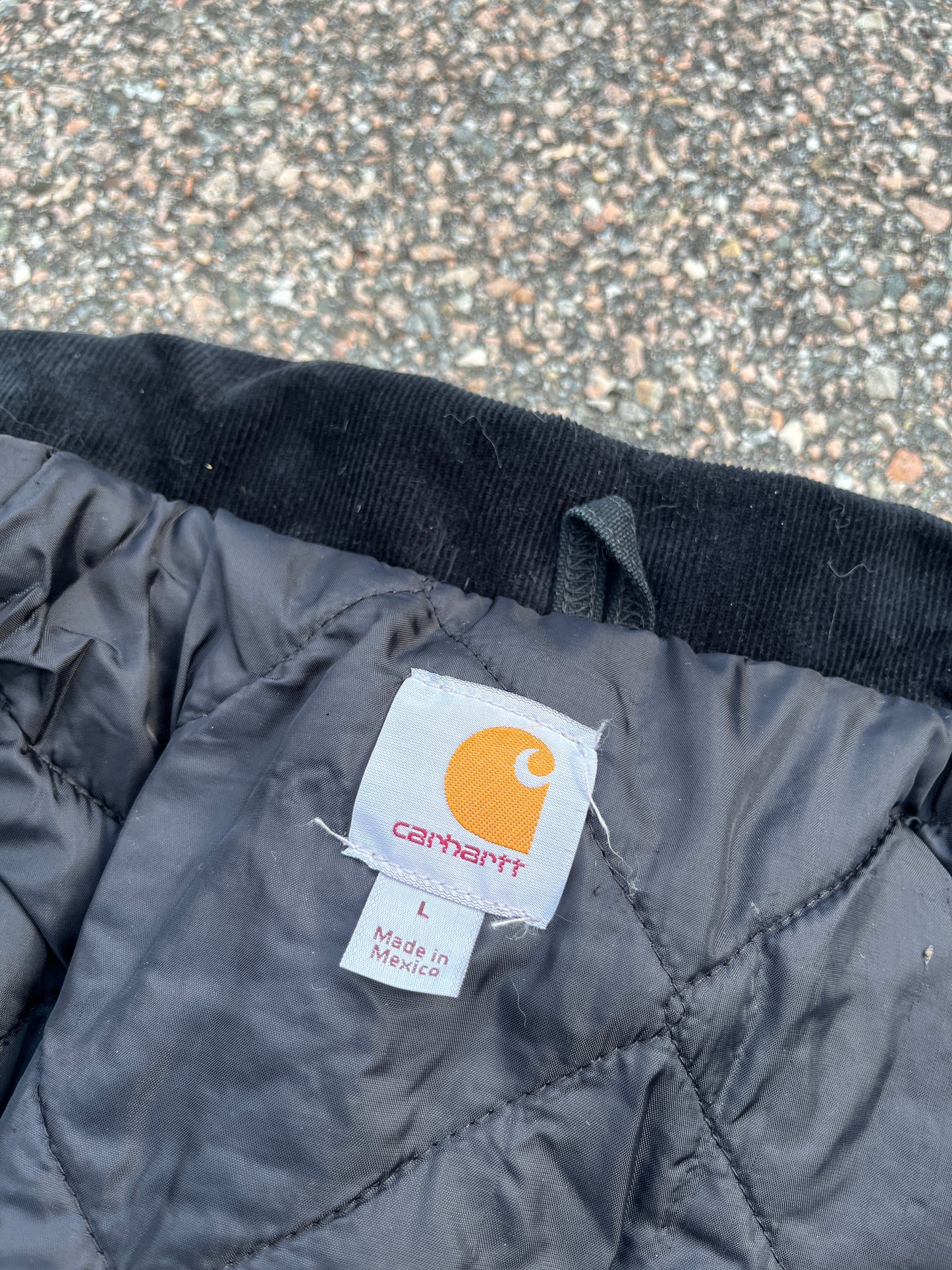 纯黑色 Carhartt 北极夹克 - 大号