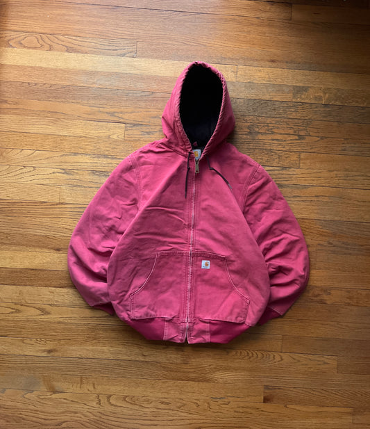 Faded Pink Carhartt Active Jacket - Fits S-M