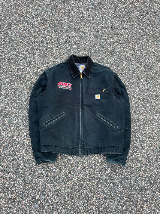 褪色黑色 Carhartt Detroit 夹克 - 中号宽松款