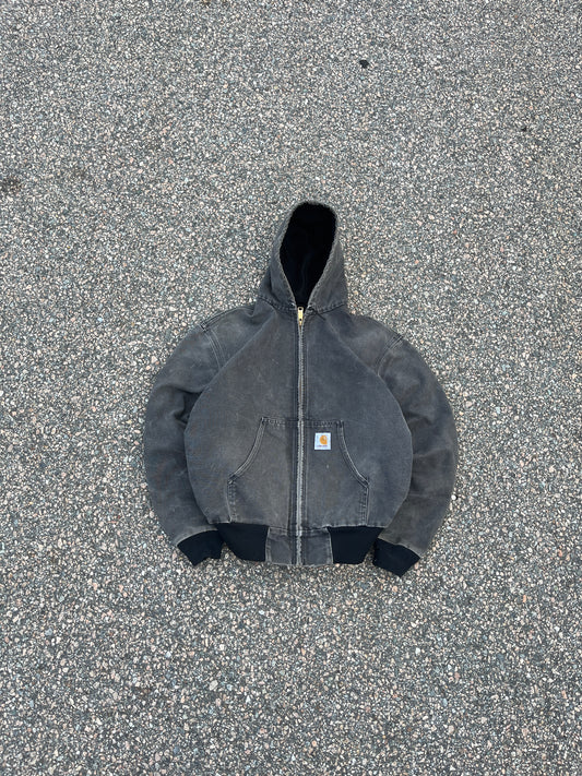 Faded Black Carhartt Active Jacket - Medium