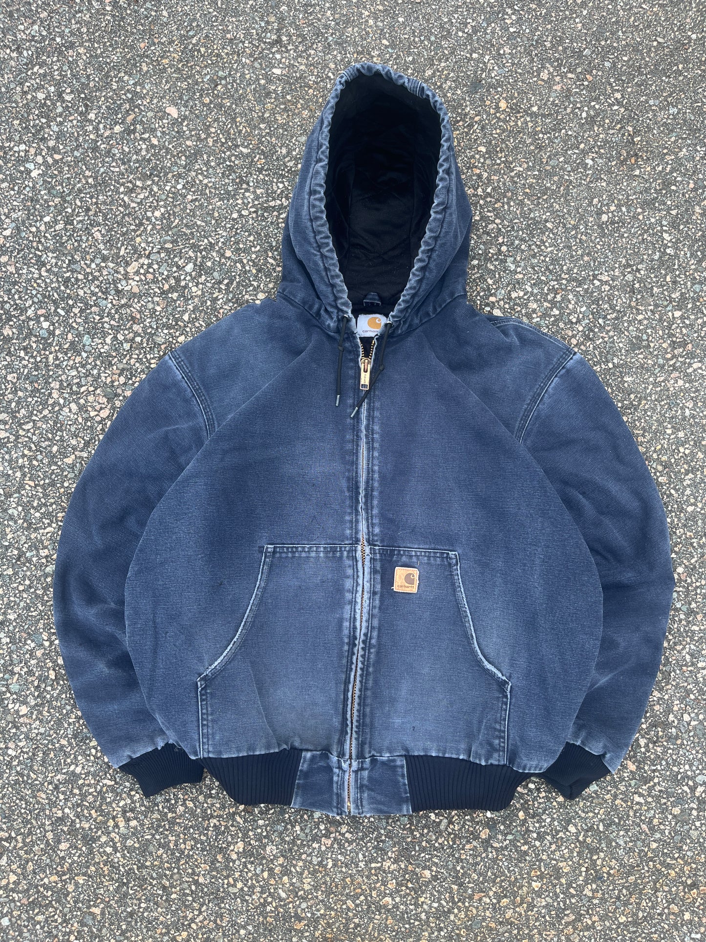 Faded Midnight Blue Carhartt Active Jacket - Boxy Large