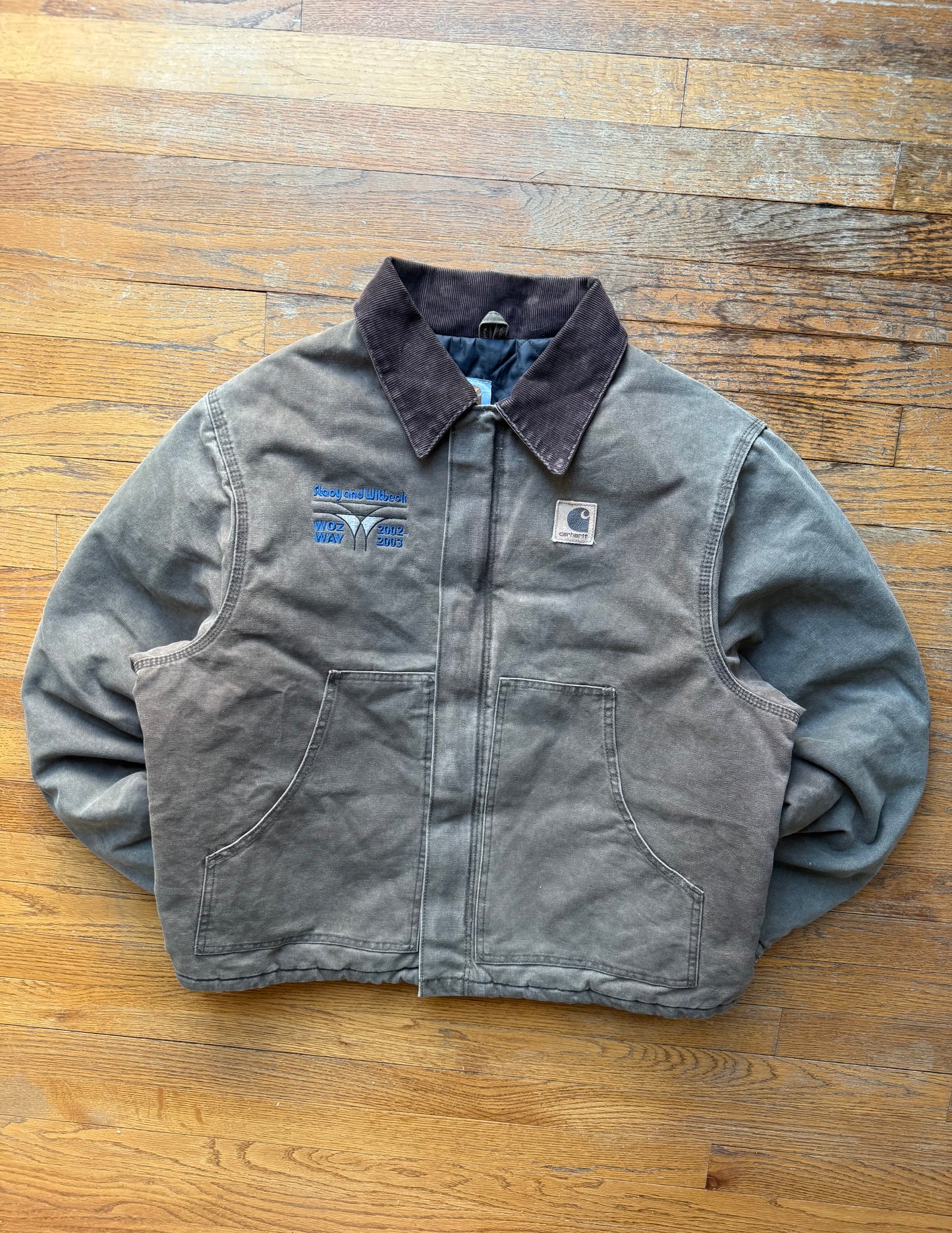 Faded Chestnut Brown Carhartt Arctic Jacket - Boxy Large