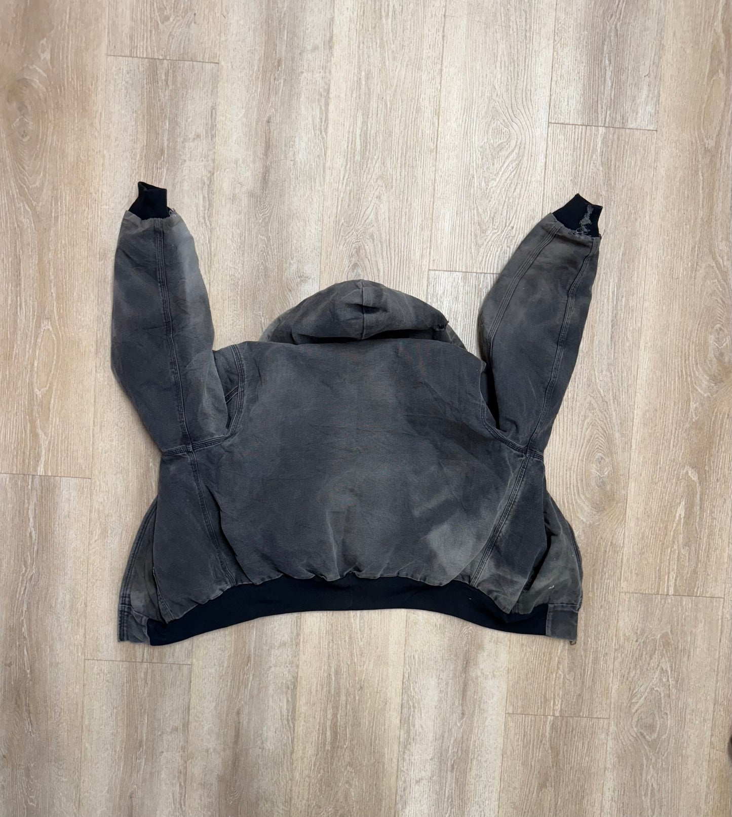 Faded Black Carhartt Active Jacket - Large