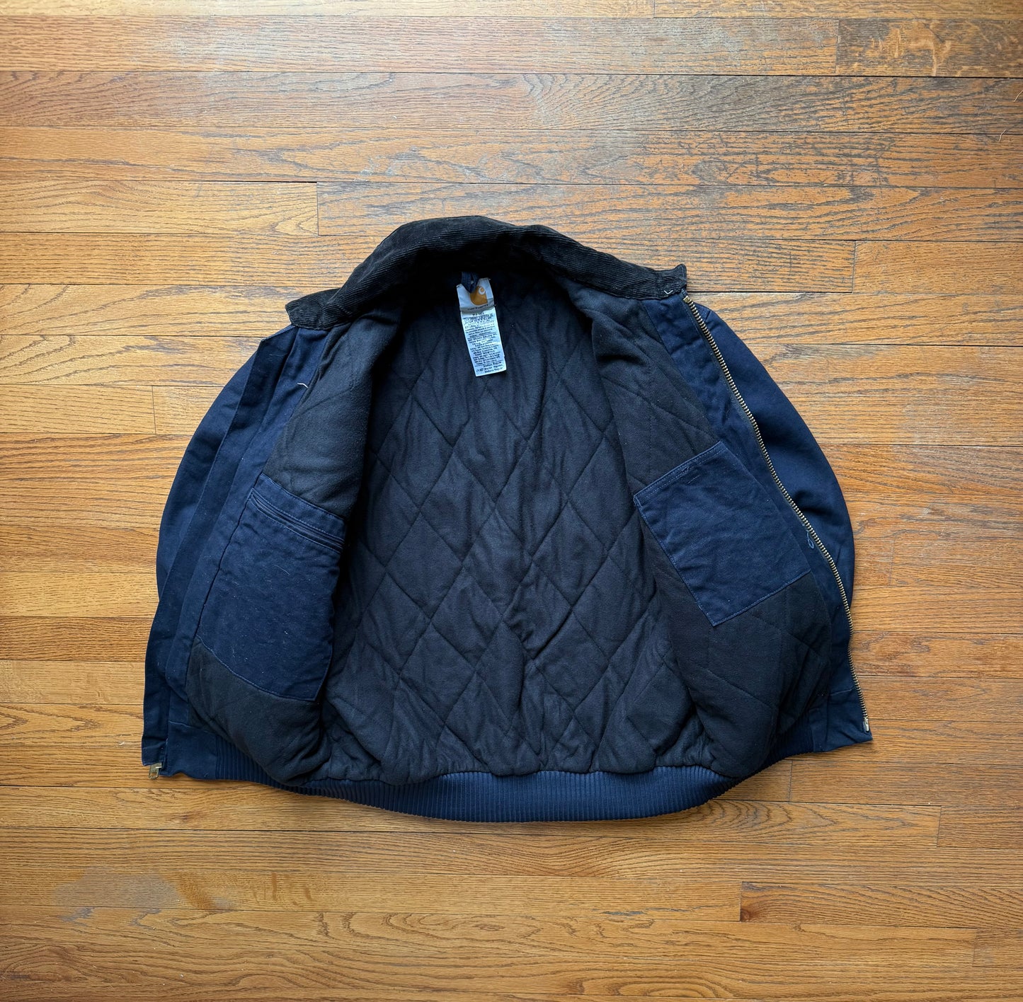 Faded Midnight Blue Carhartt Santa Fe Jacket - Medium