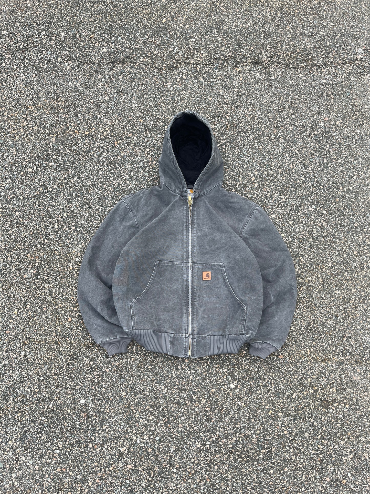 Faded Gravel Grey Carhartt Active Jacket - Large