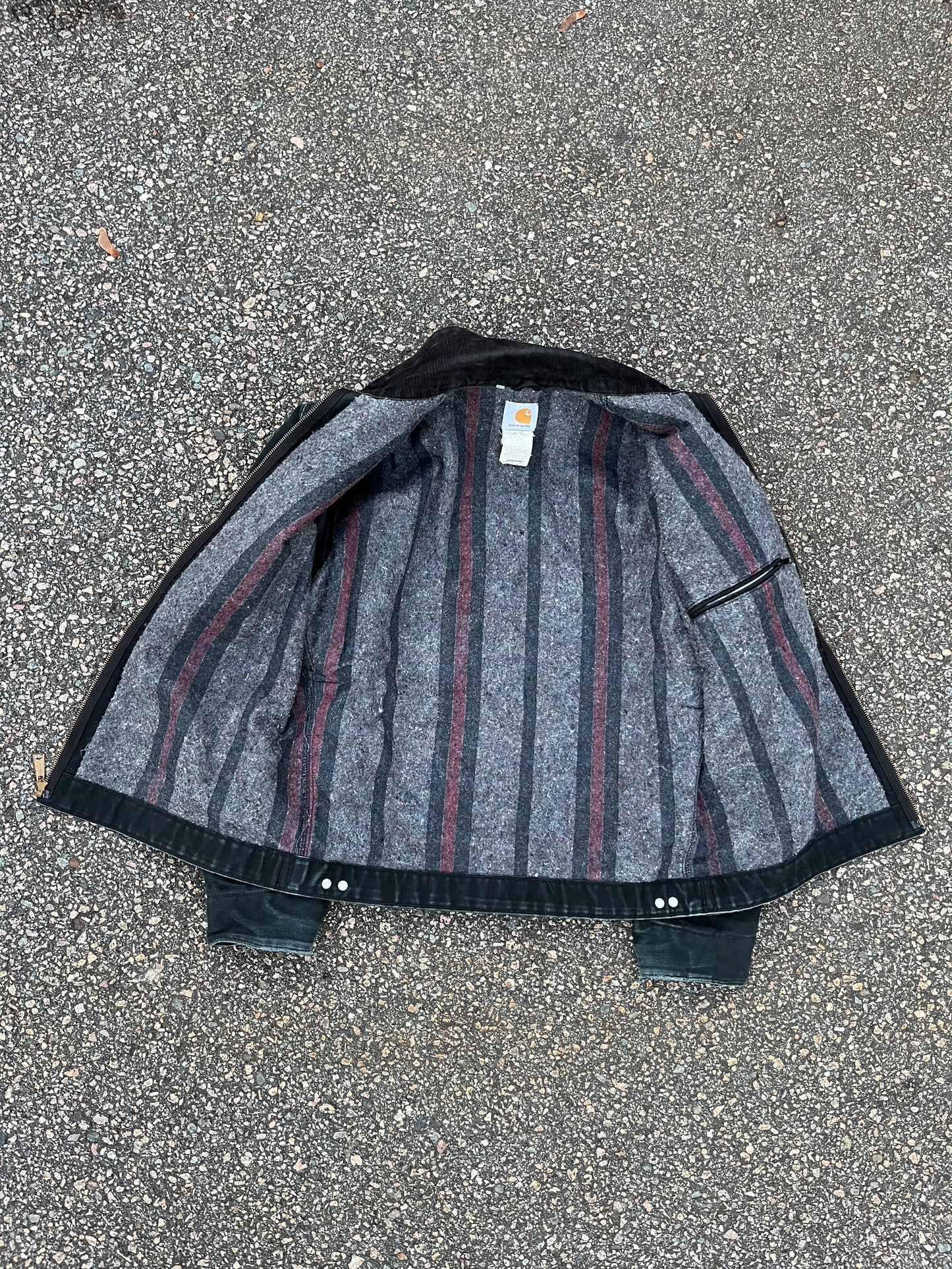 Faded Black Carhartt Detroit Jacket - Medium Tall