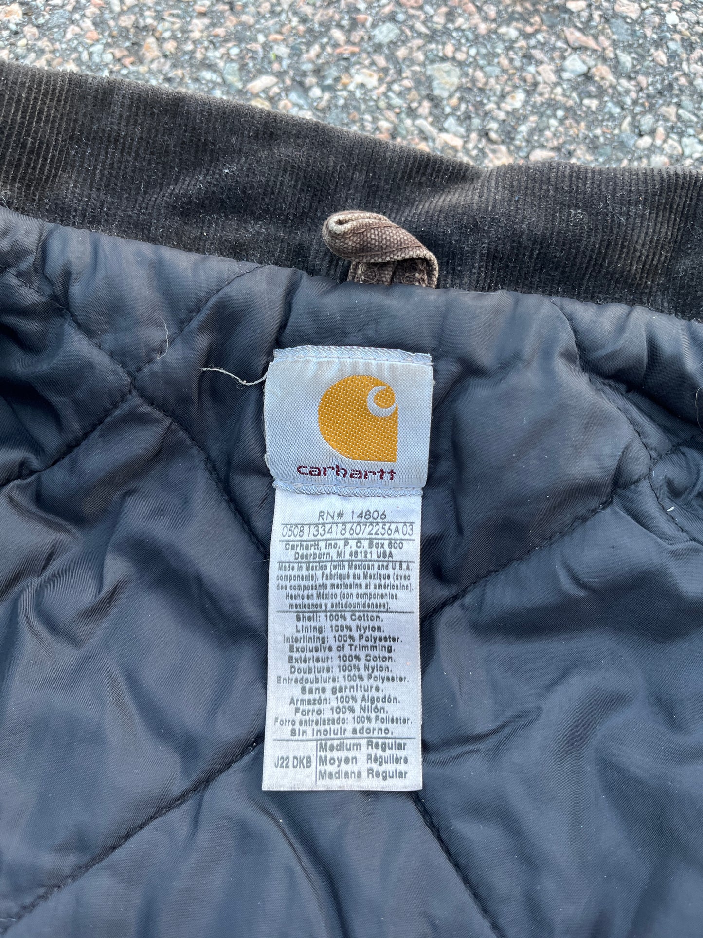 褪色棕色 Carhartt 北极夹克 - 中号