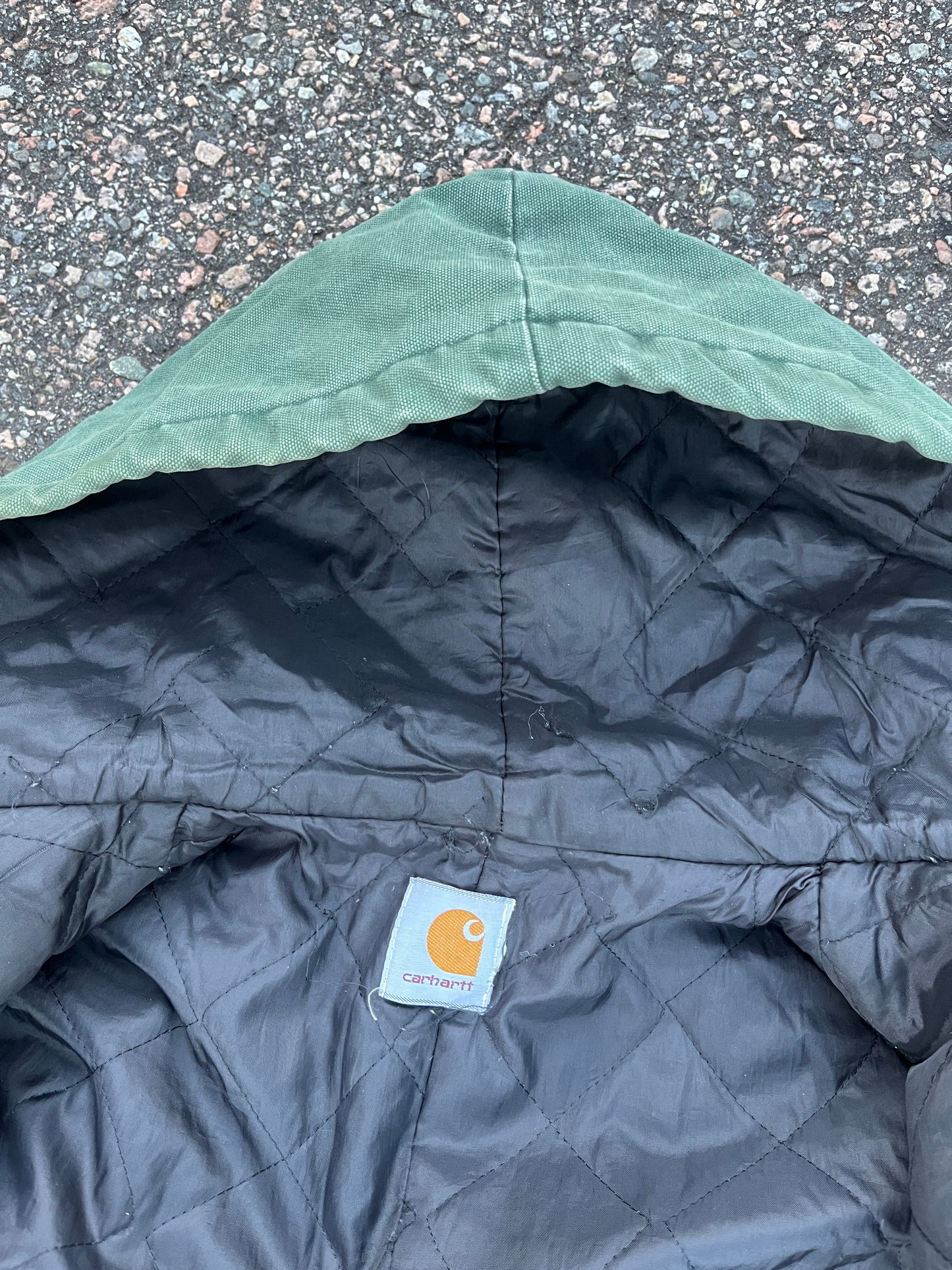 褪色森林绿色 Carhartt 运动夹克 - 大号