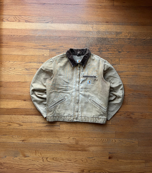 Faded Camel Brown Carhartt Detroit Jacket - Small