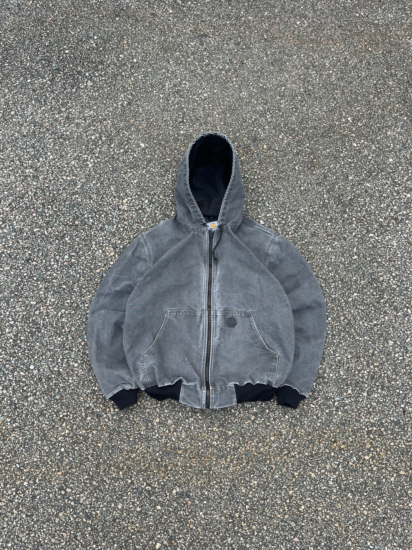 褪色砾石灰色 Carhartt Active 夹克 - 适合 ML