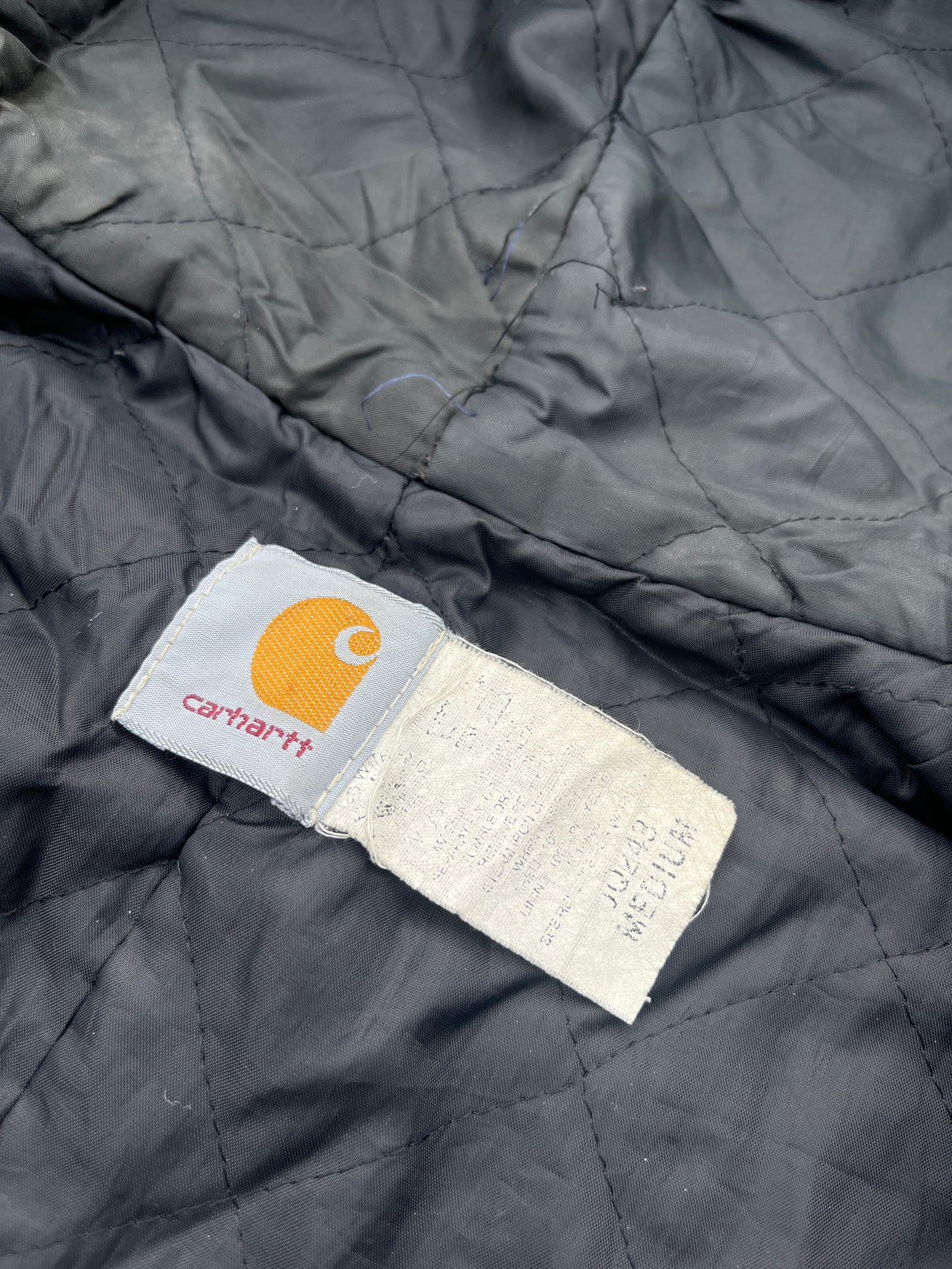 褪色猎人绿色 Carhartt 运动夹克 - 中号