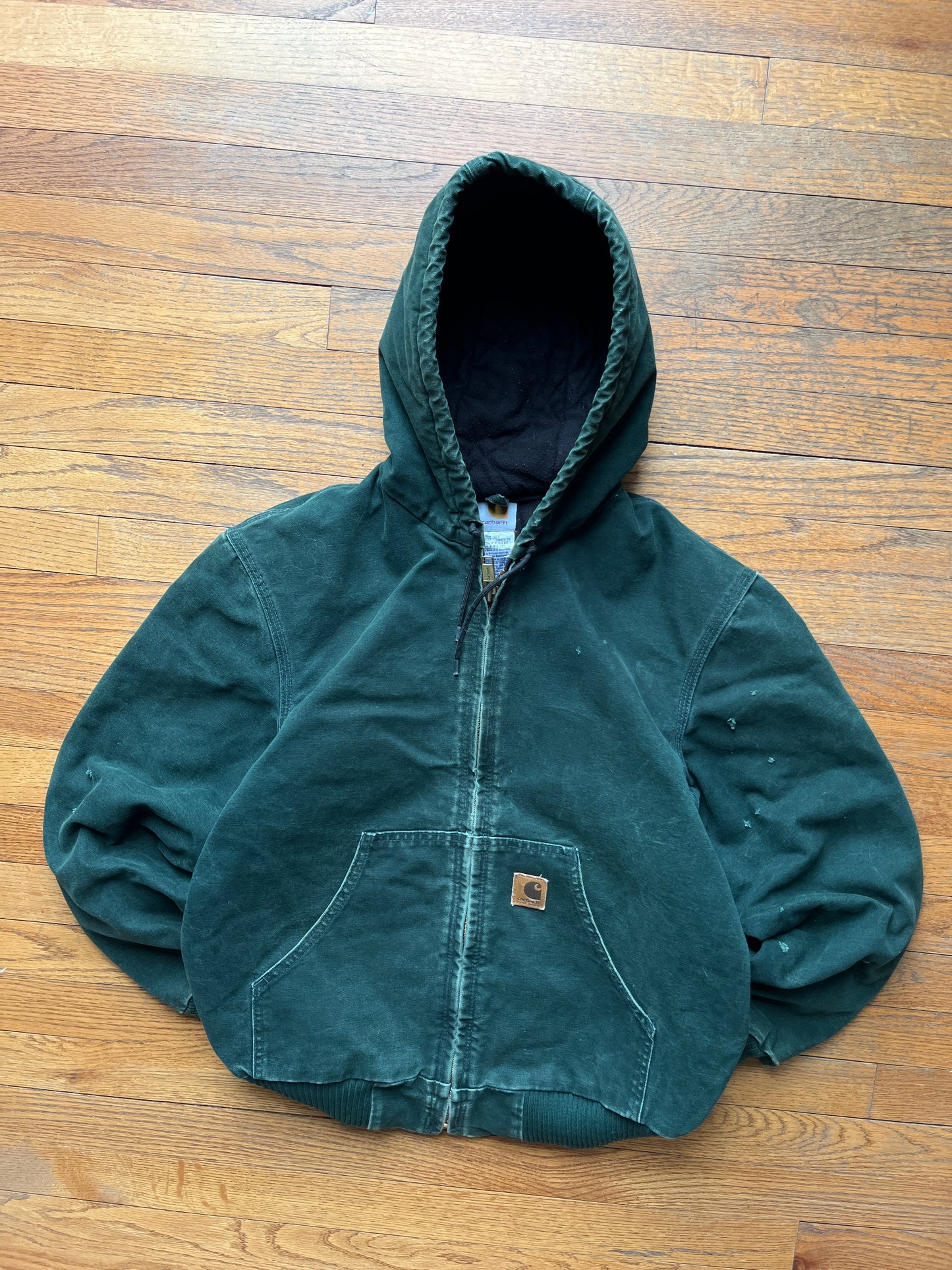 Faded Spruce Green Carhartt Active Jacket - Small