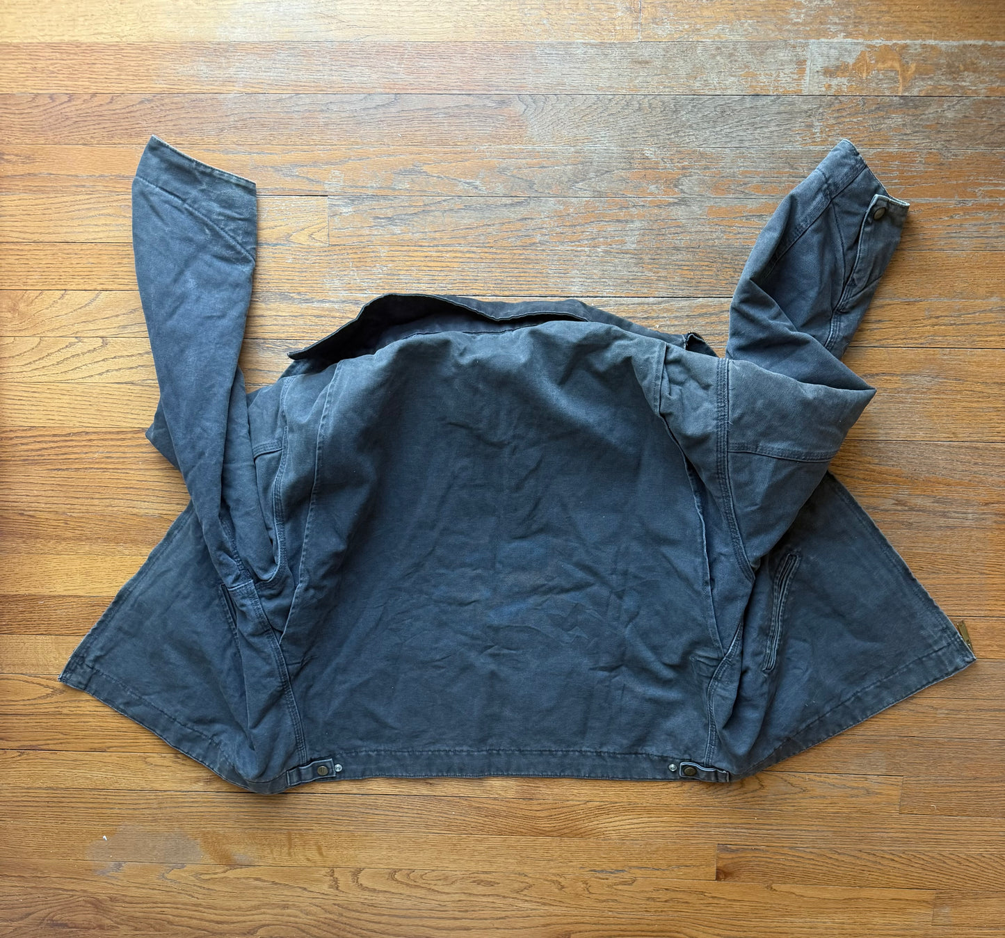 Faded Petrol Plue Carhartt Detroit Jacket - 2XL