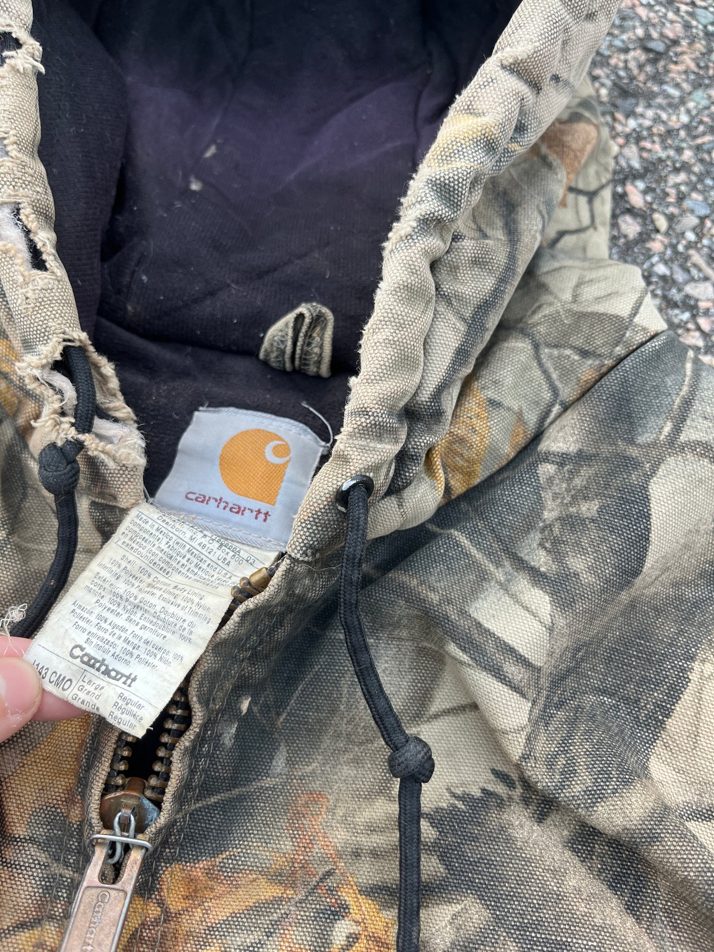 Faded n Trashed Realtree Carhartt 运动夹克 - 大号