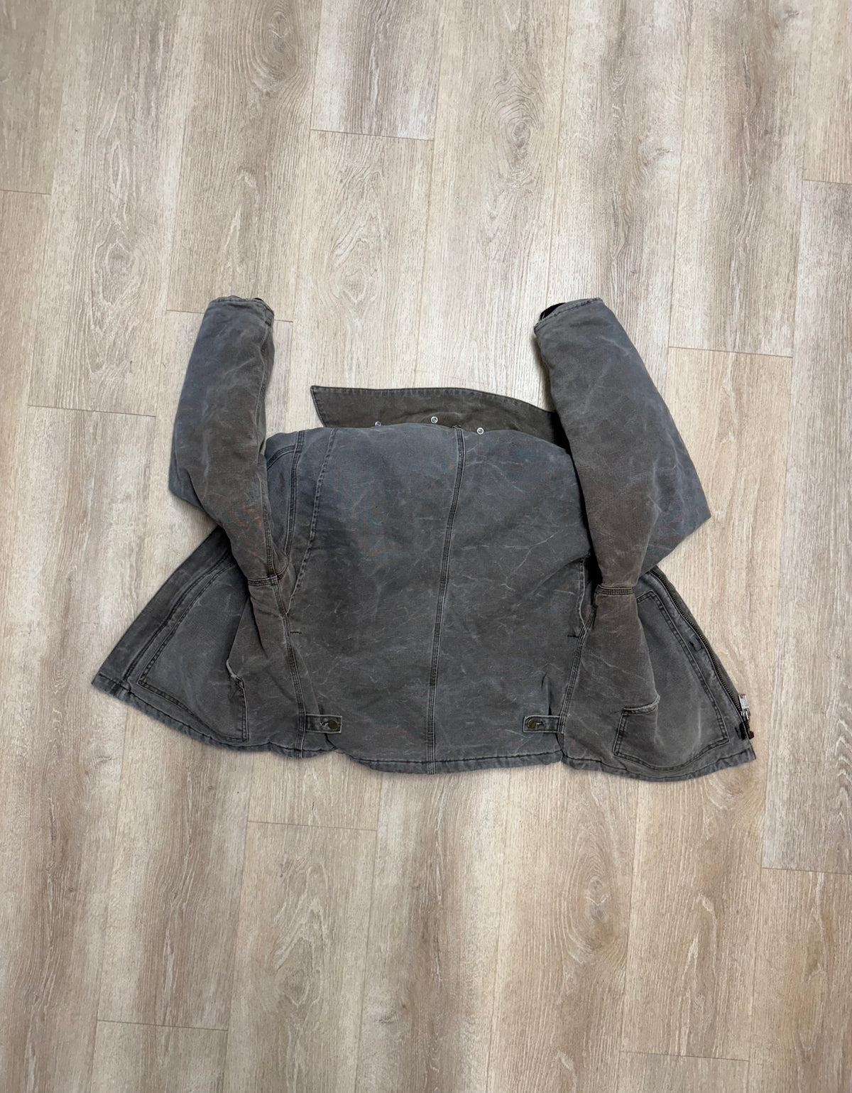 Faded Chestnut Brown Carhartt Arctic Jacket - Boxy M-L