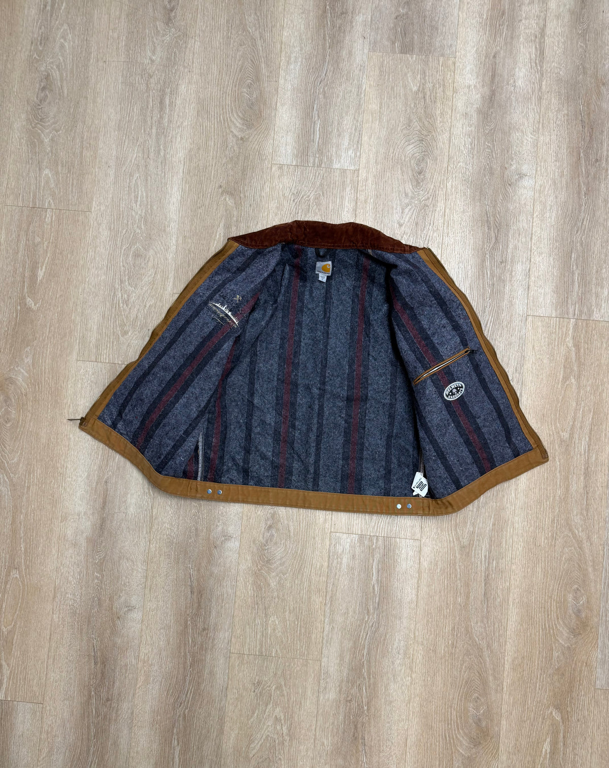 Faded Brown Carhartt Detroit Jacket - XL