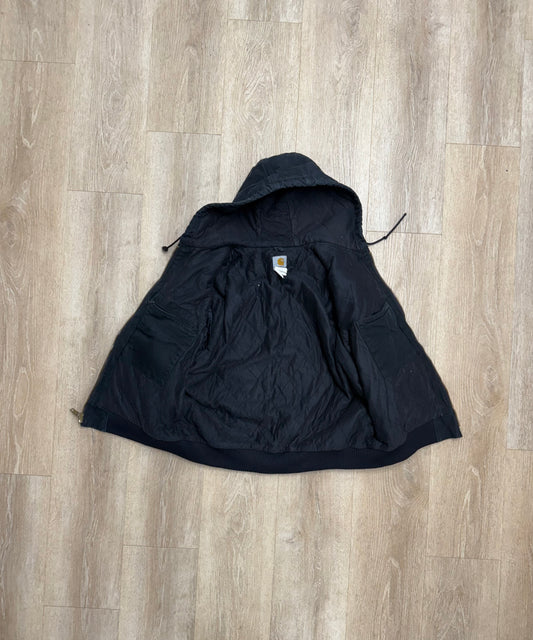 Faded Black Carhartt Active Jacket - Large