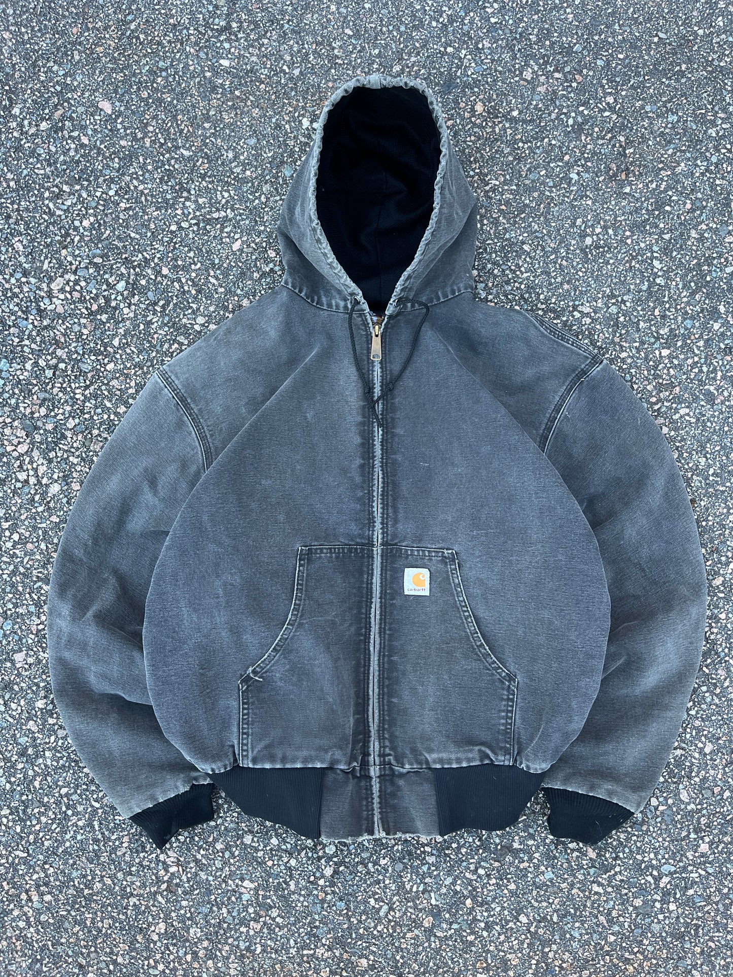 褪色黑色 Carhartt Active 夹克 - Boxy Large