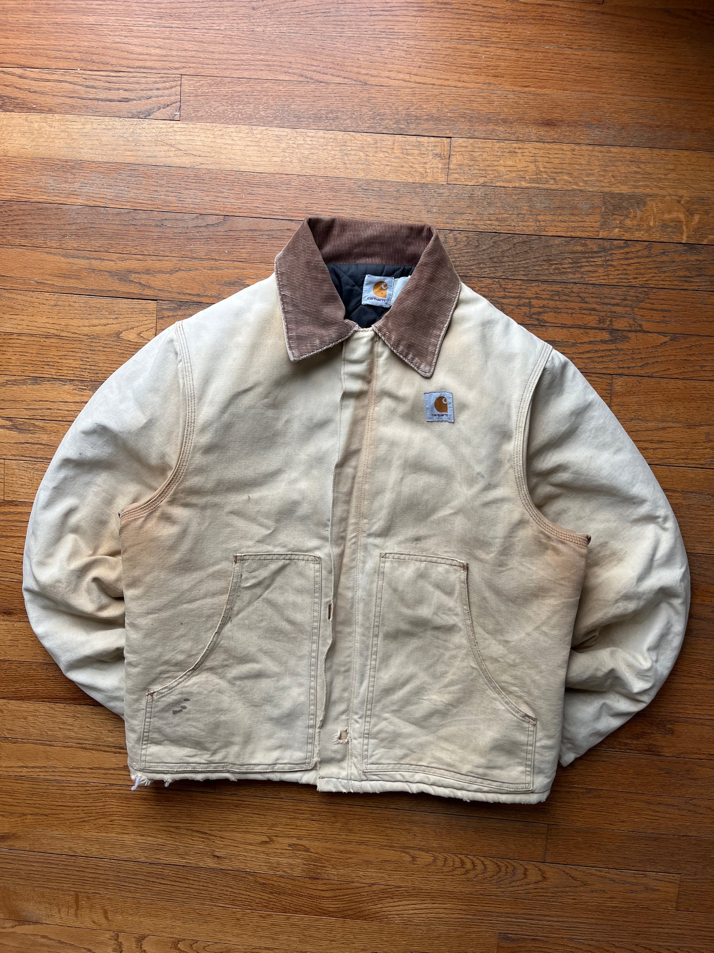 Faded Brown Carhartt Arctic Jacket - Large Tall