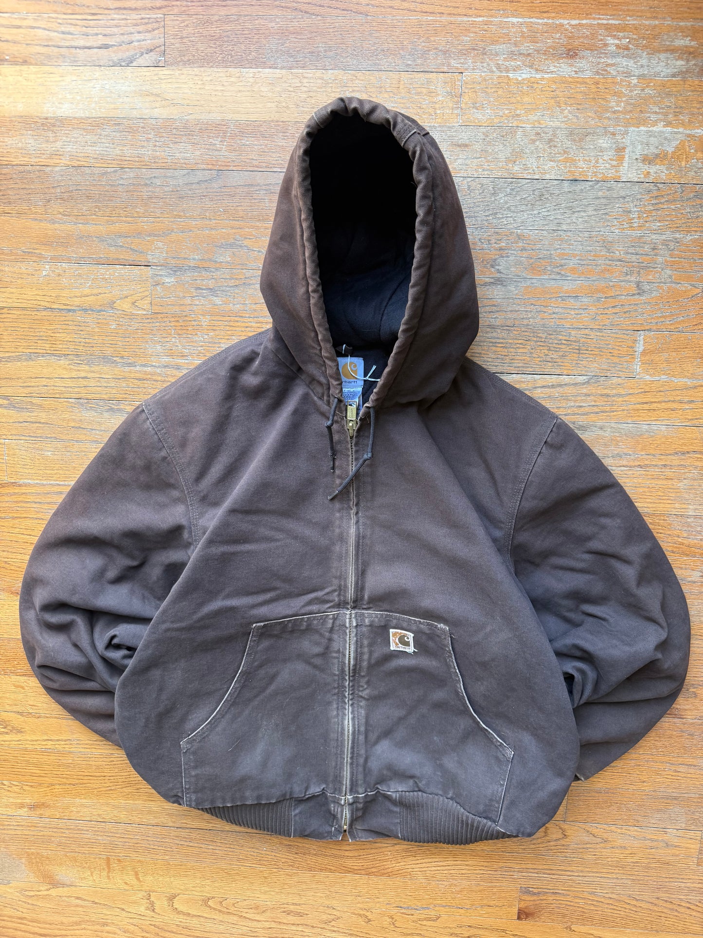 Faded Brown Carhartt Active Jacket - Large