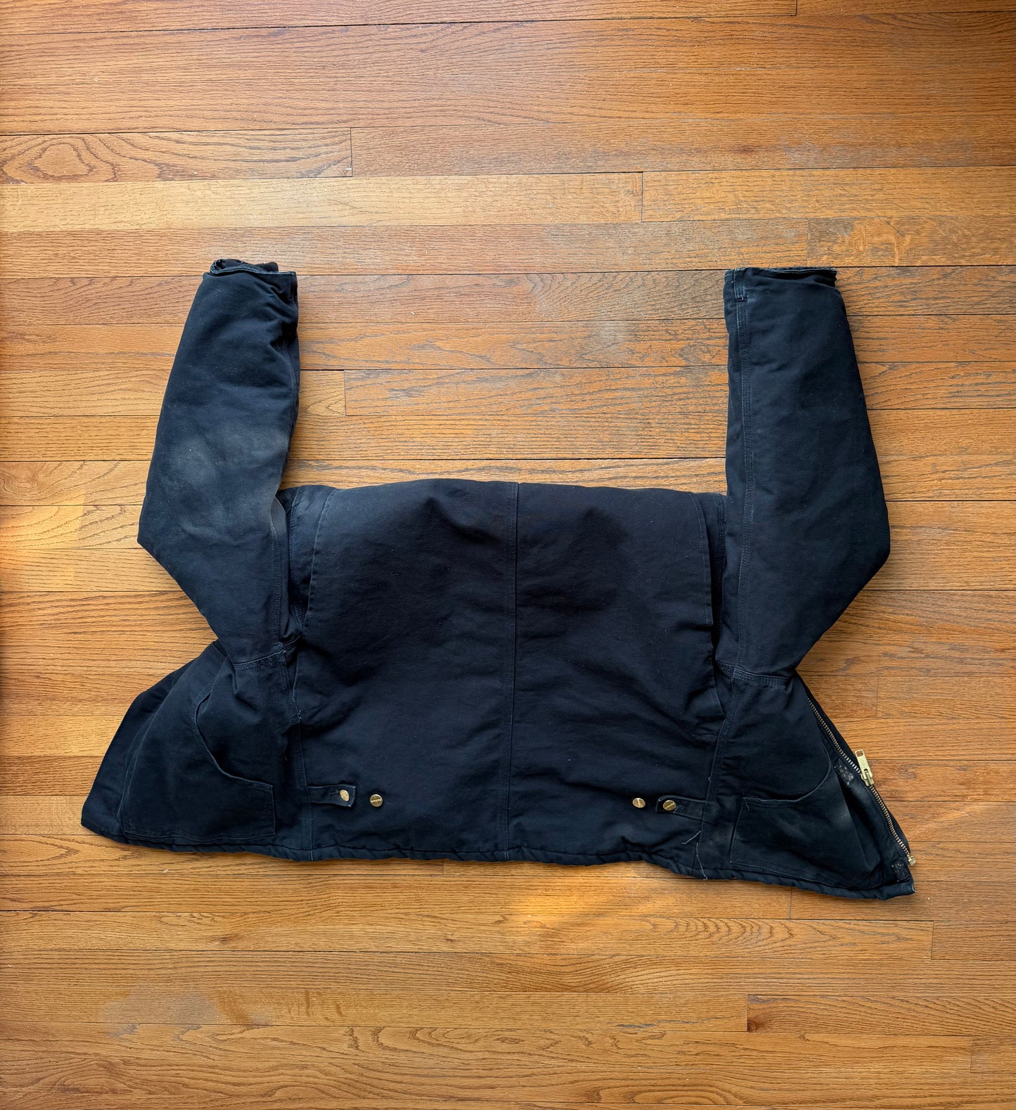 Faded Black Carhartt Arctic Jacket - Medium