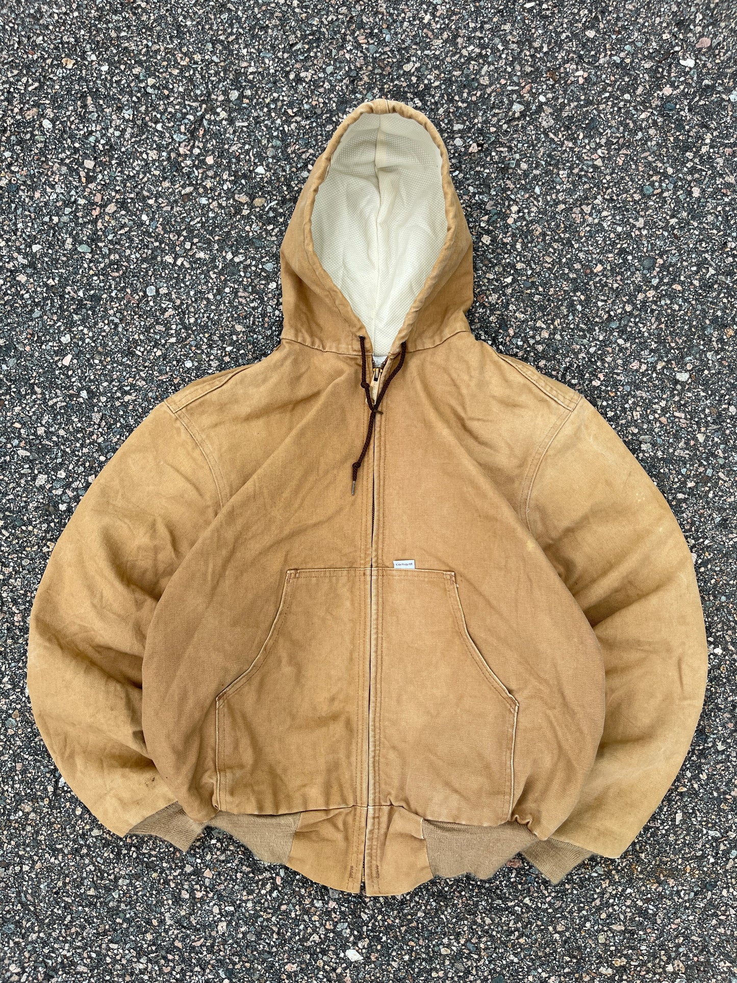 褪色棕褐色 Carhartt 运动夹克 - 中号