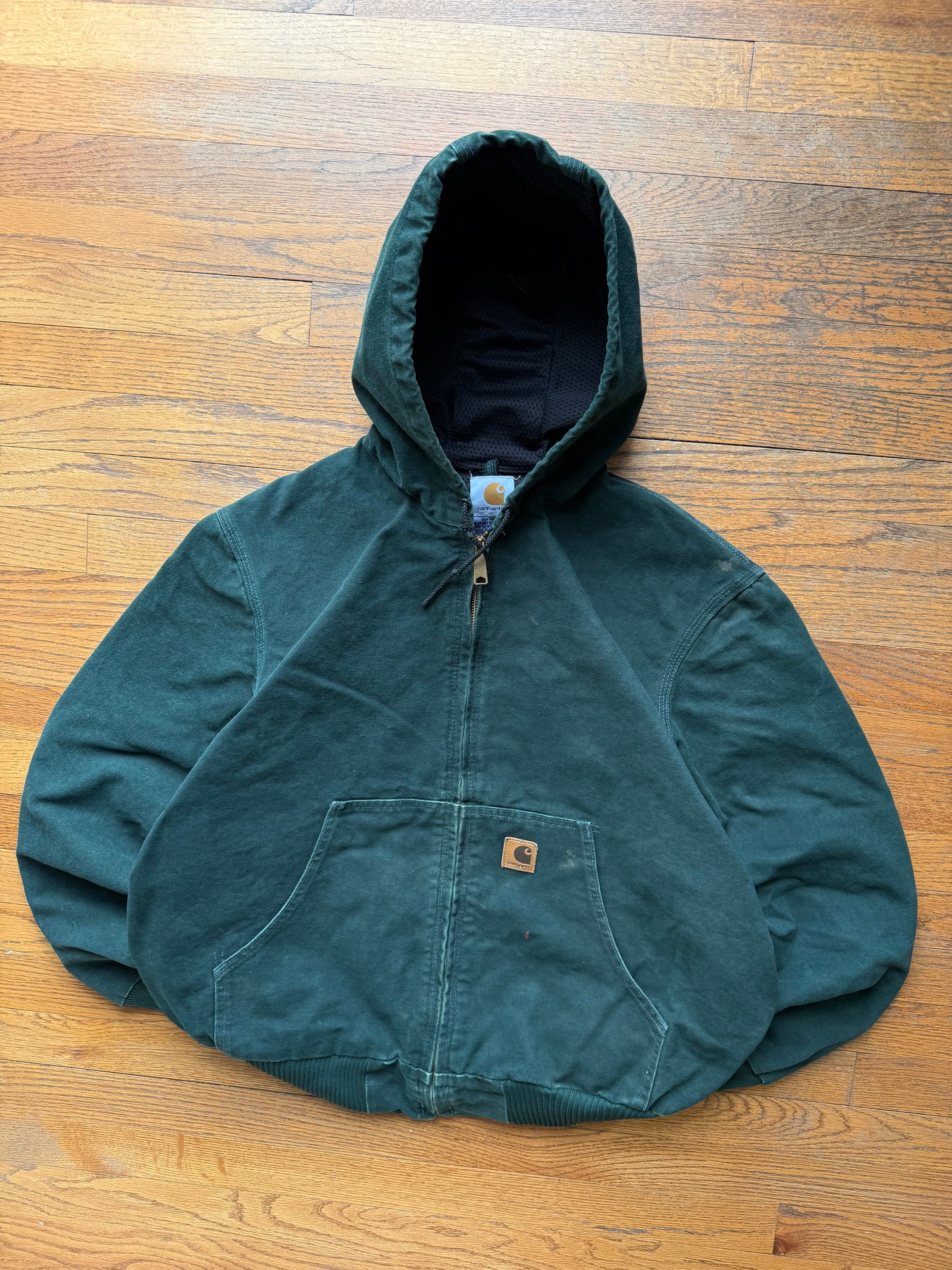 Faded Spruce Green Carhartt Active Jacket - Large