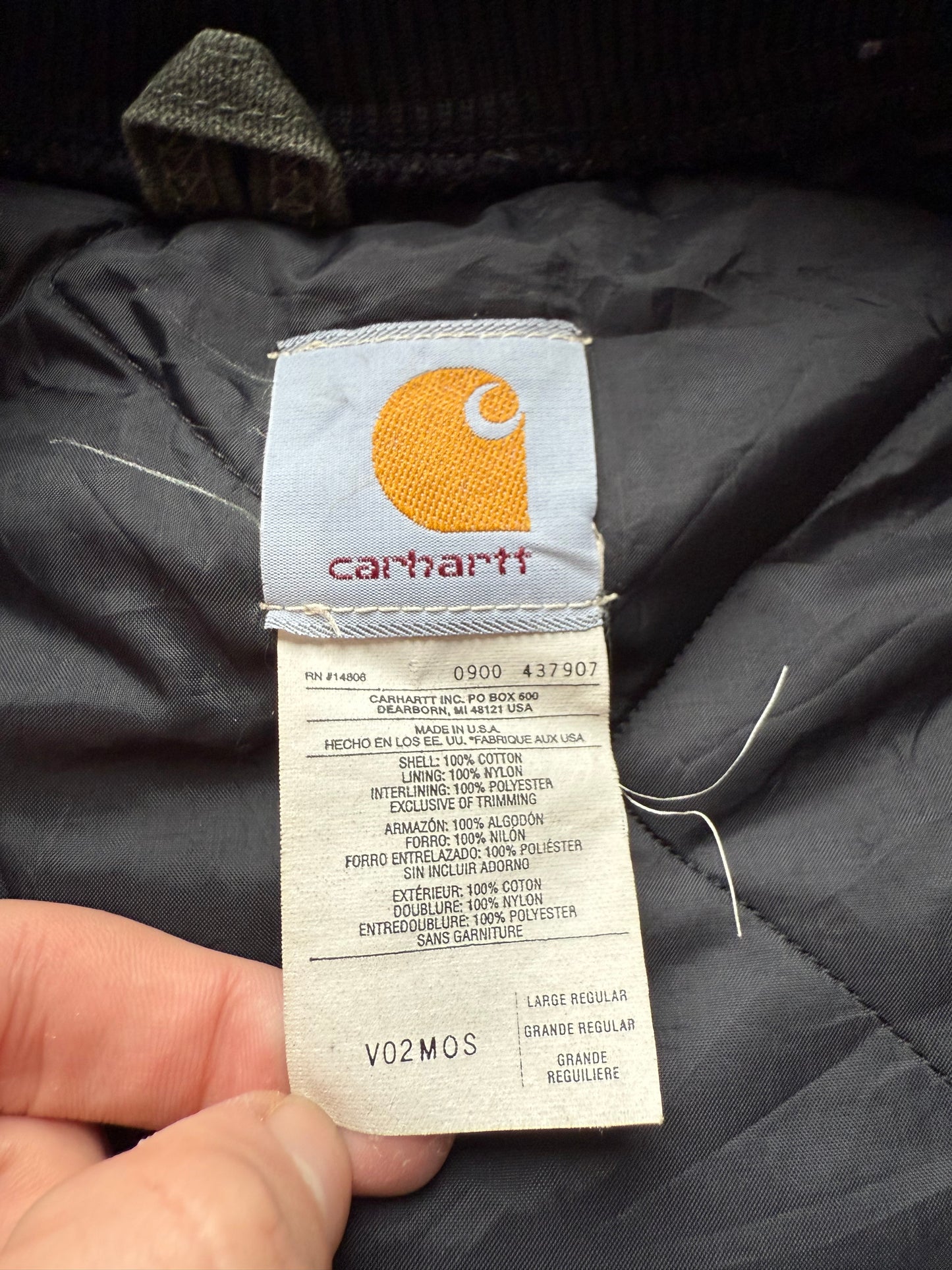 Faded Olive Green Carhartt Vest - Medium