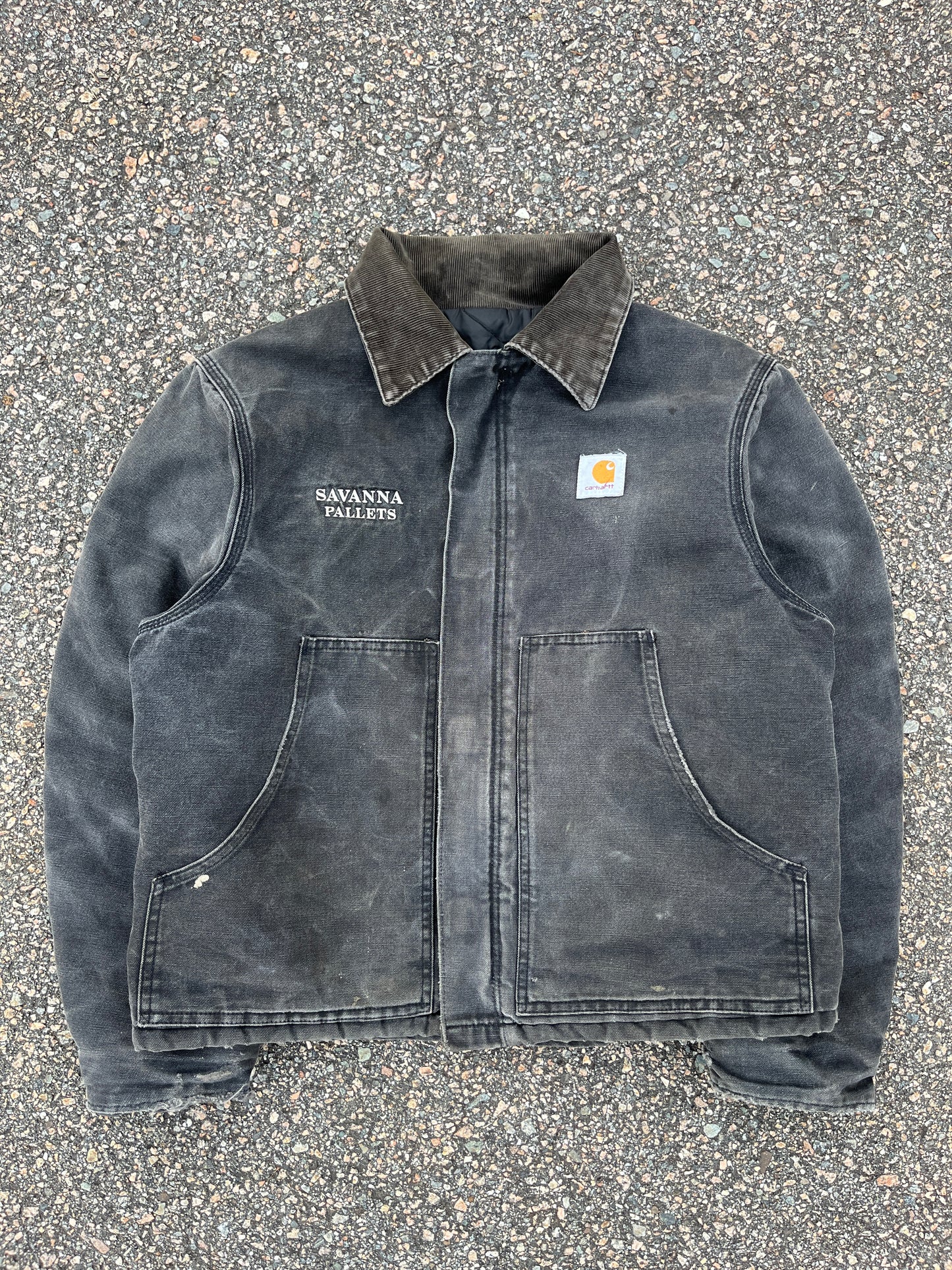 褪色黑色 Carhartt 北极夹克 - 中号