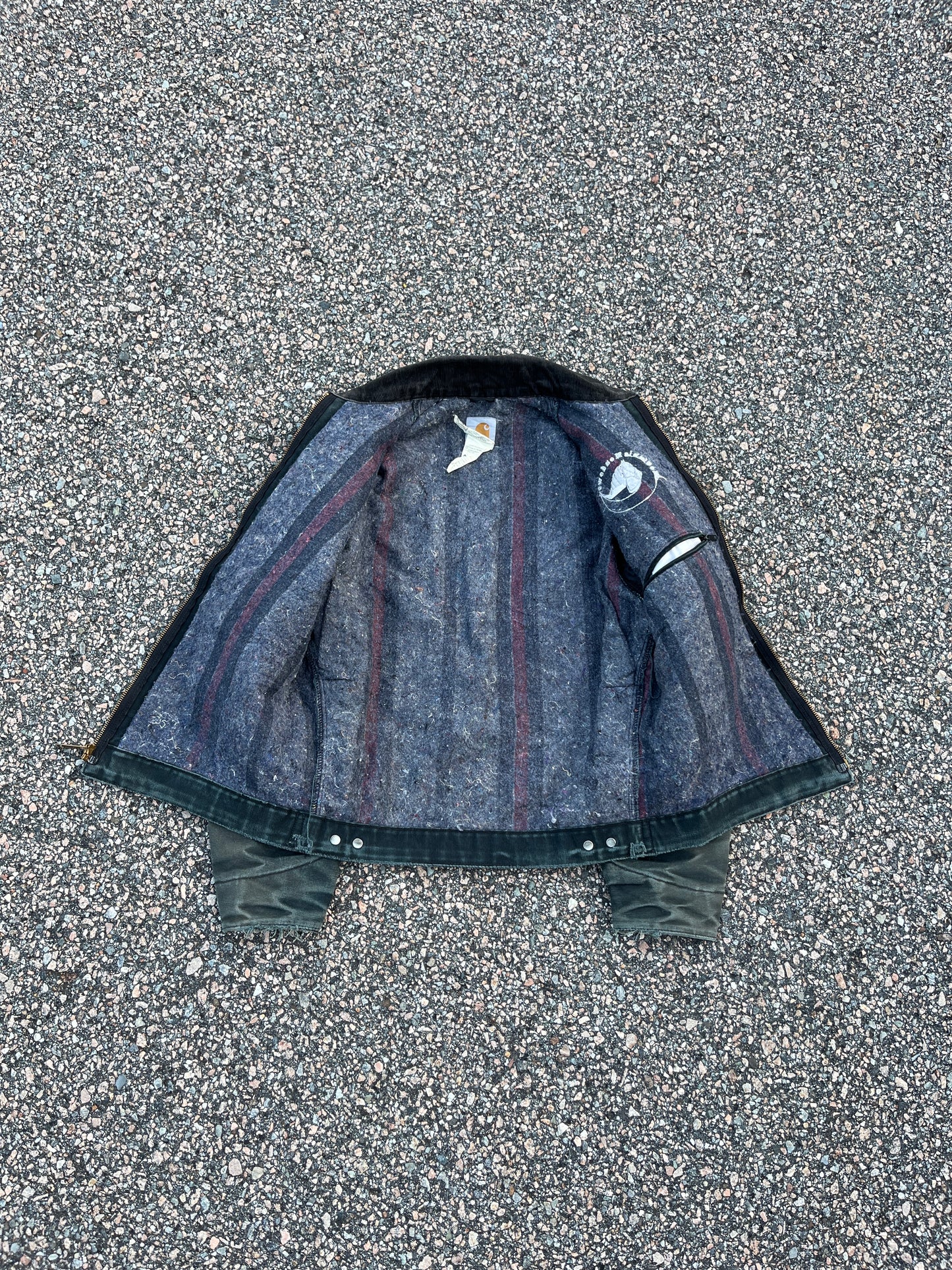 Faded Black Carhartt Detroit Jacket - Small