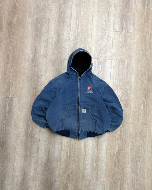 Faded Navy Carhartt Active Jacket - Boxy XL