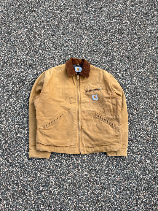 褪色棕褐色 Carhartt 底特律夹克 - 大号