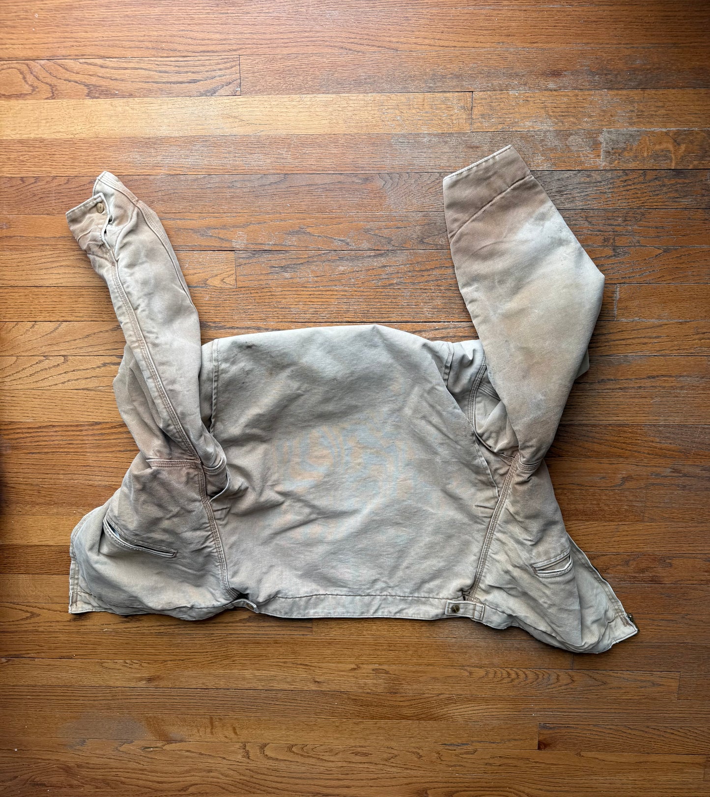 Faded Brown Carhartt Detroit Jacket - Boxy M-L