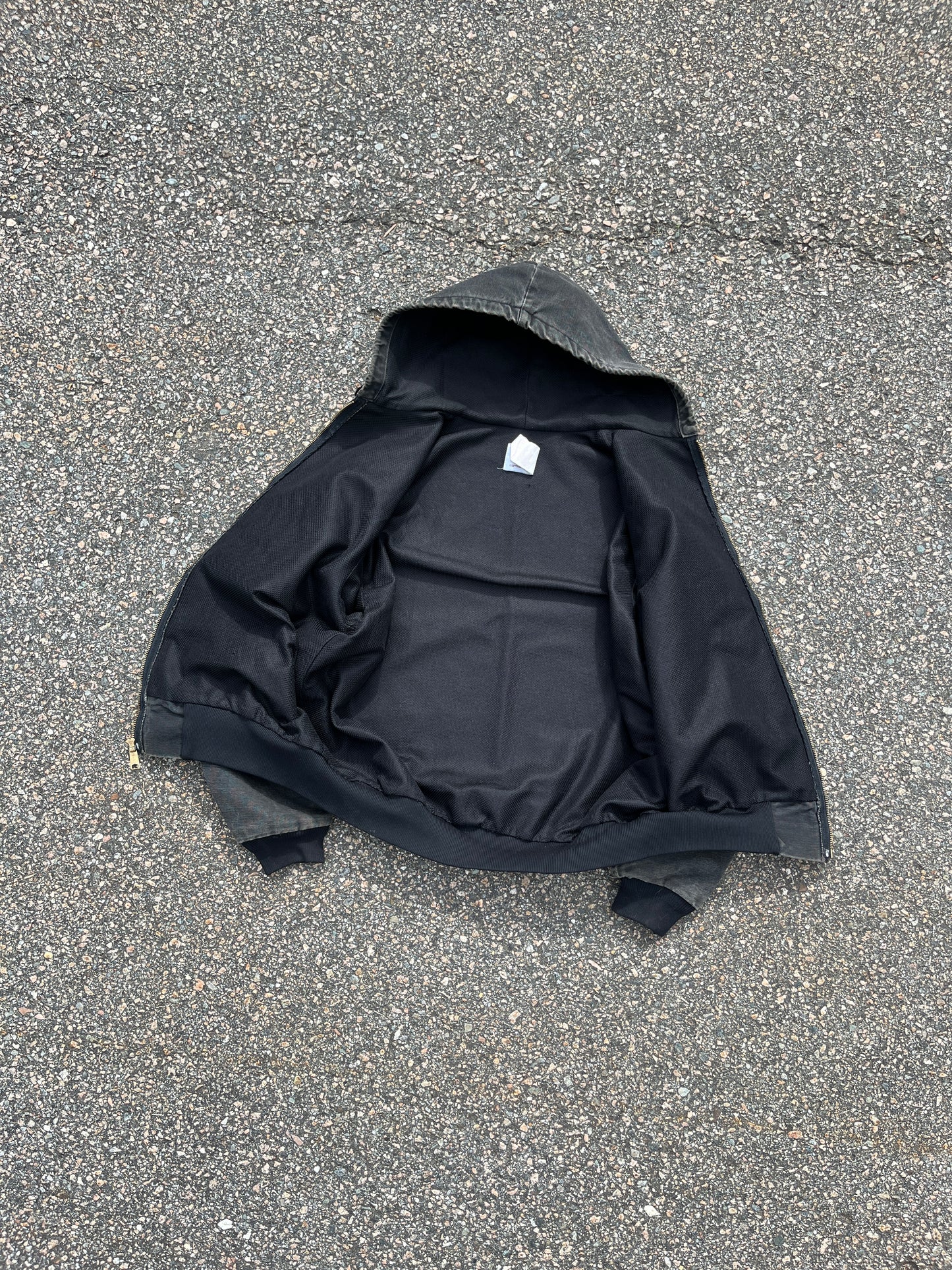 Faded Black Carharrt Active Jacket - Boxy Medium