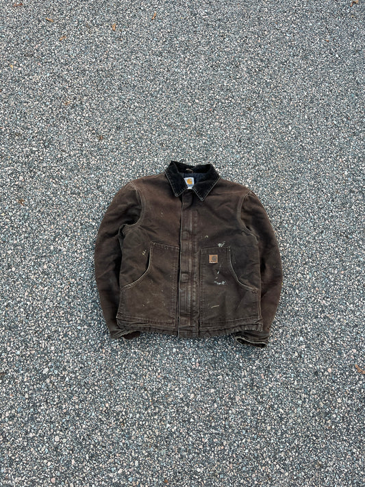 Faded n Painted Brown Carhartt Arctic Jacket - Medium