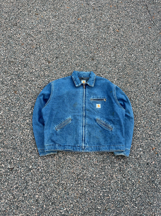 Faded Denim Carhartt Detroit Jacket - 2XL