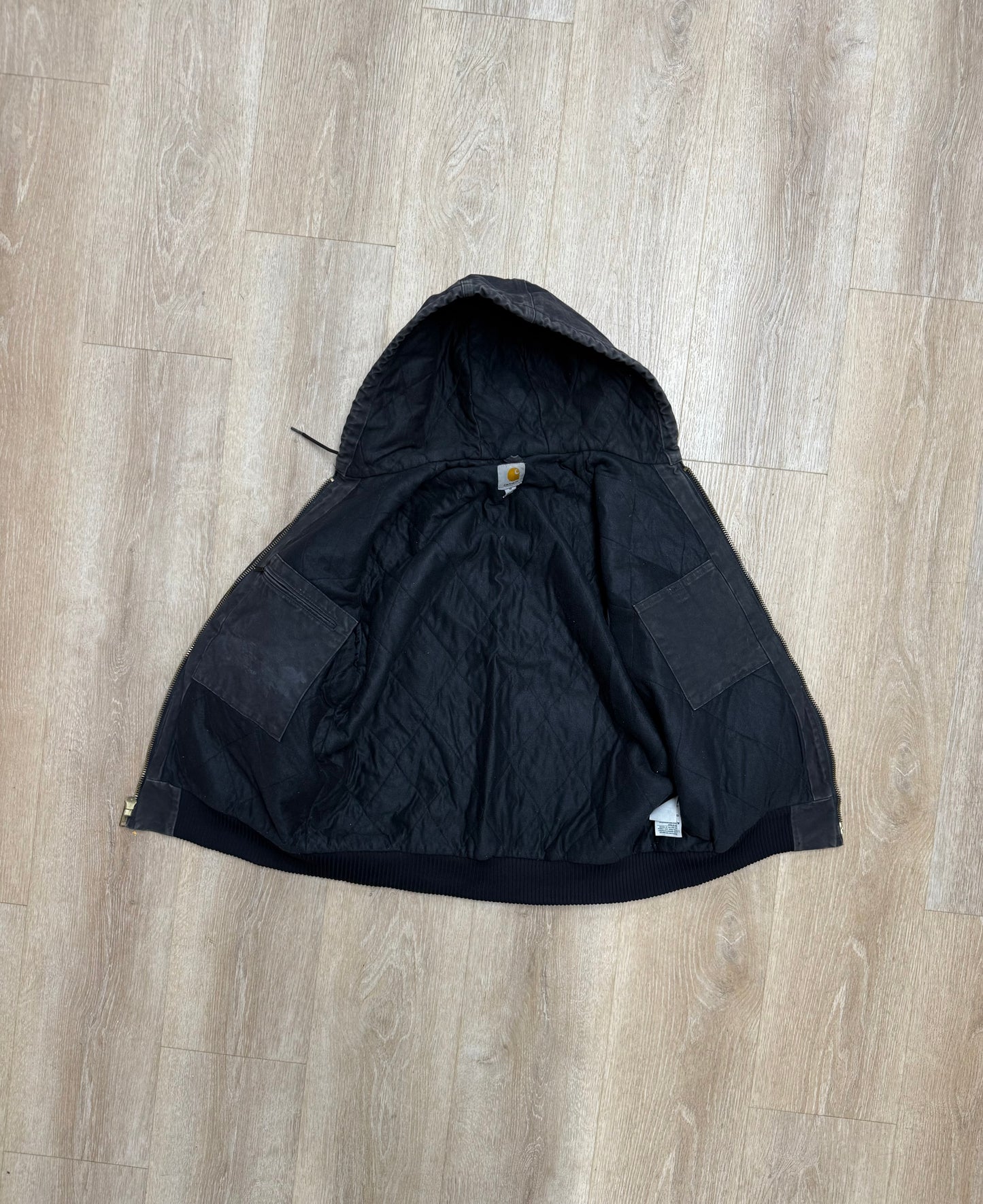 Faded Black Carhartt Active Jacket - Medium