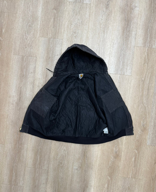 Faded Black Carhartt Active Jacket - Medium